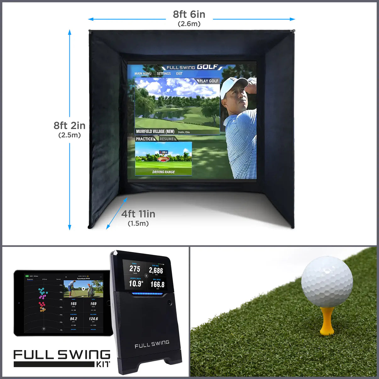 FULL SWING KIT HOME SIMULATOR BUNDLE