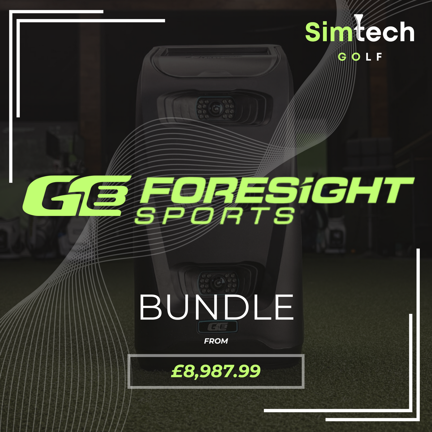 FORESIGHT - GC3 HOME GOLF SIMULATOR BUNDLE