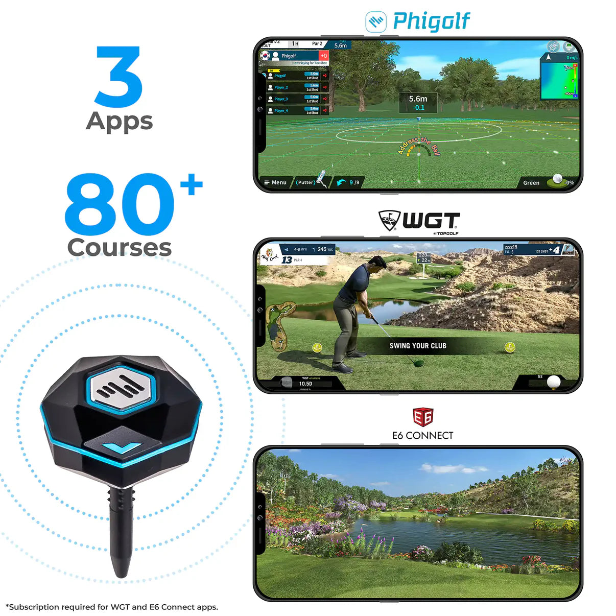 PHIGOLF 2 MOBILE & HOME SMART SIMULATOR