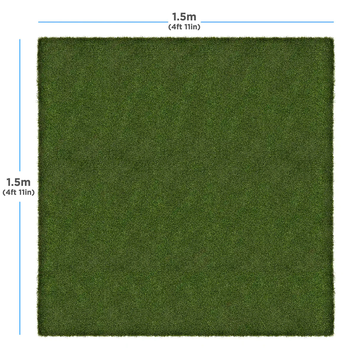 PREMIUM TEE TURF MAT 1.5m x 1.5m (4' 11" x 4' 11")