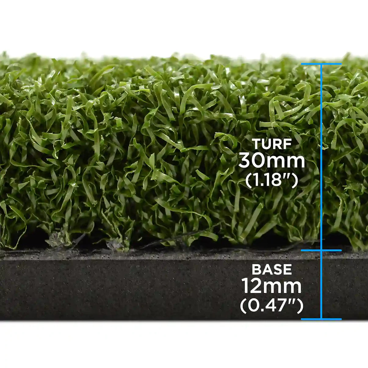 PREMIUM TEE TURF MAT 1.5m x 1.5m (4' 11" x 4' 11")